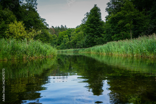 Fototapeta Naklejka Na Ścianę i Meble -  Beautiful landscape of the Krutynia River