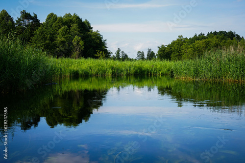 Fototapeta Naklejka Na Ścianę i Meble -  Beautiful landscape of the Krutynia River