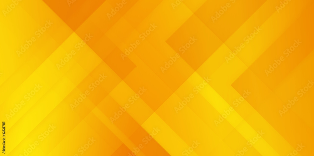Abstract minimal technology and business background with orange color geometric lines, seamless and retro pattern business and technology concept orange or yellow background for presentation.