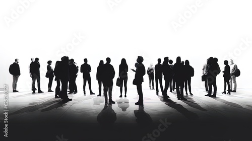 Free vector adult people silhouettes background
