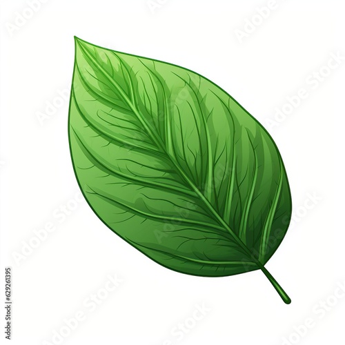 leaf png in illustration style