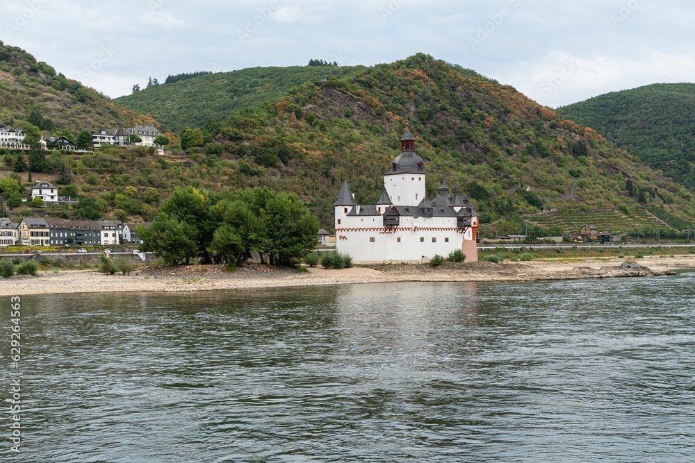 Pfalzgrafenstein Castle near lake