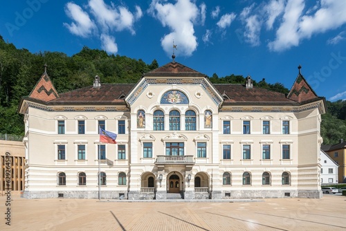 Historic Government House of Lichtenstein in Vaduz, Liechtenstein