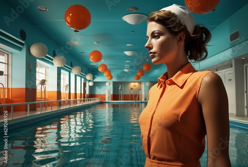 Glamour fashion portrait of...