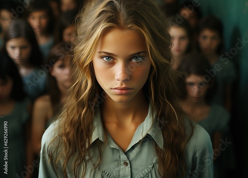 schoolgirl portrait, genera...
