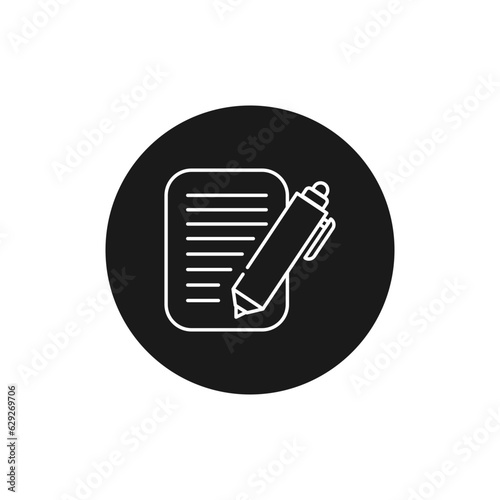 pen and document icon