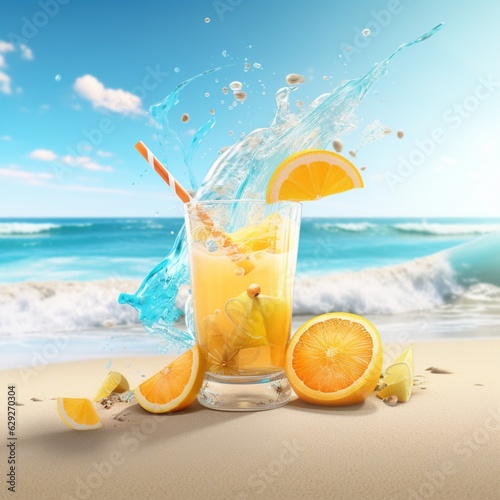 cocktail on the beach