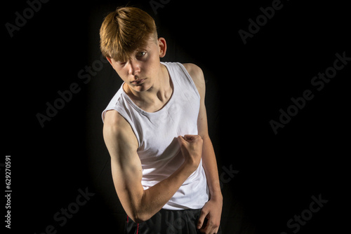Portrait of a teenage boy © Ben Gingell