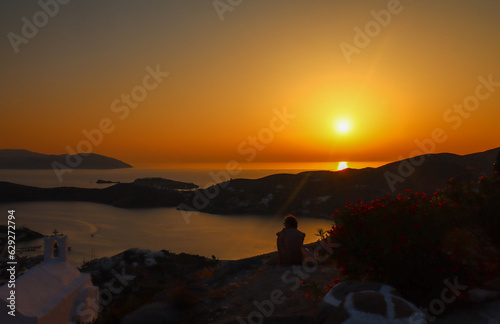 Scenes of Cyclades  Greece