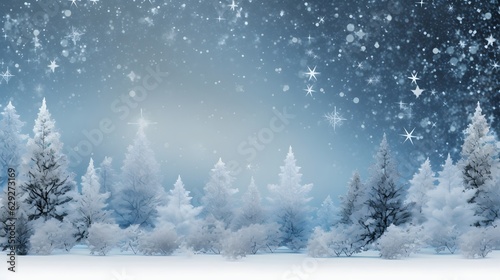 winter landscape with snow background © Bulder Creative