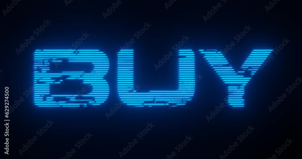 Illuminating text of BUY word wallpaper design for intro Illuminating text of BUY word wallpaper design for intro