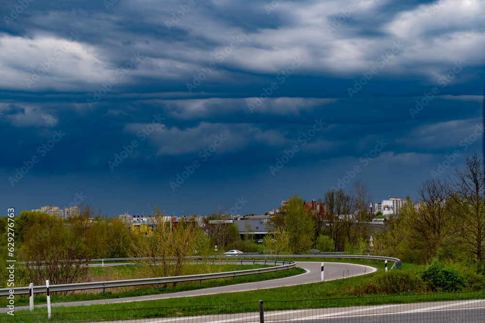 Obraz premium landscape with clouds Wilno