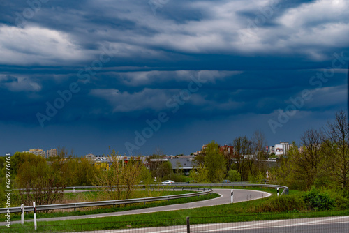 landscape with clouds Wilno