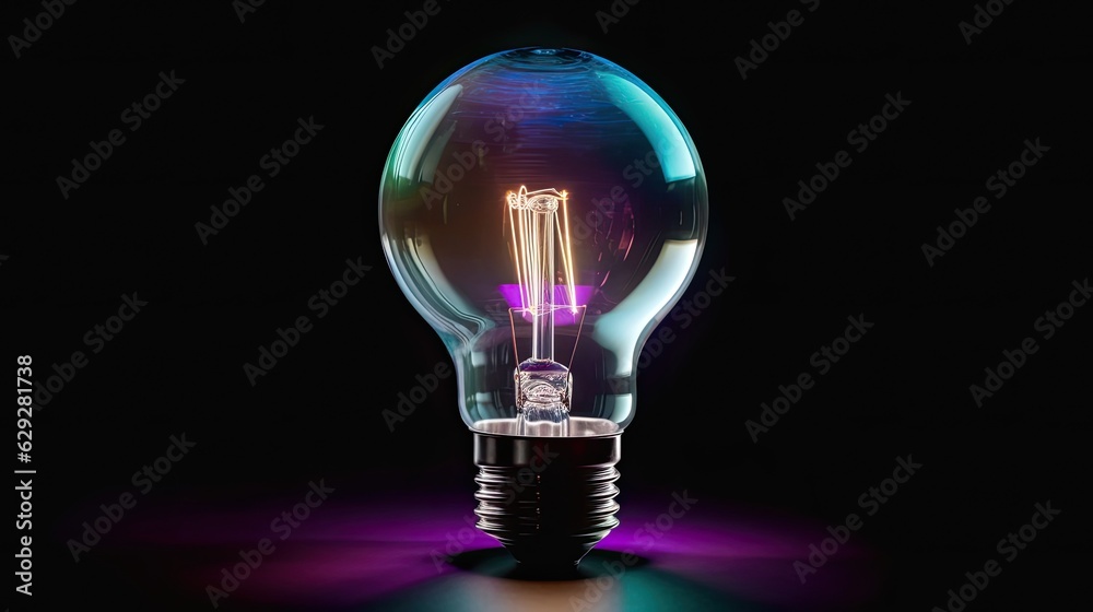 concept graphic of a bright lightbulb with a dark background representing the brainstorming and bright idea process. concept graphic of a bright lightbulb with a dark background representing the brainstorming and bright idea process.