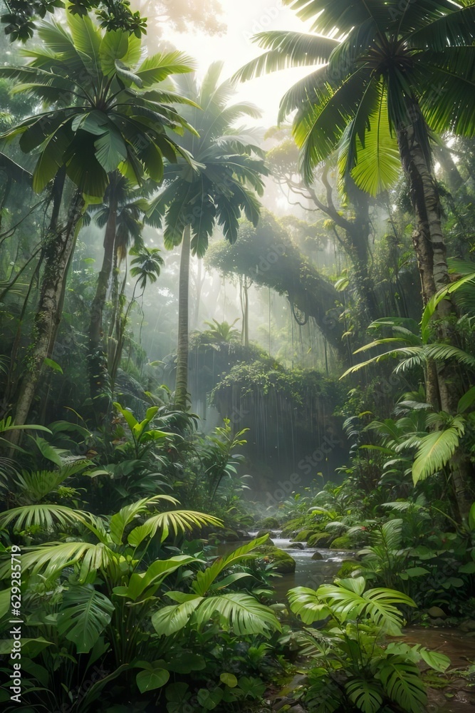 © Artworld AI - tropical jungle
