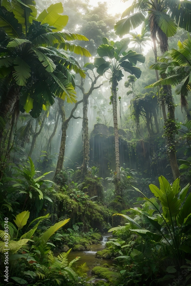 Fototapeta premium tropical jungle