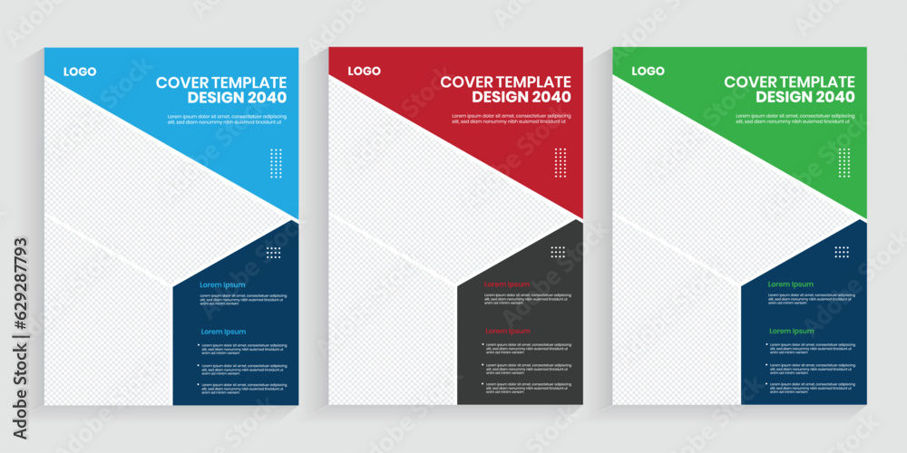 A4 paper brochure cover business graphic template business, eps corporate marketing customizable booklet layout, vector font page annual report style property