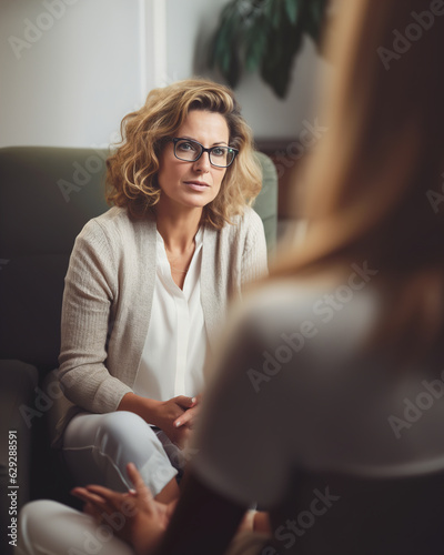 Healing Conversations: A Woman Psychotherapist Connecting with a Client