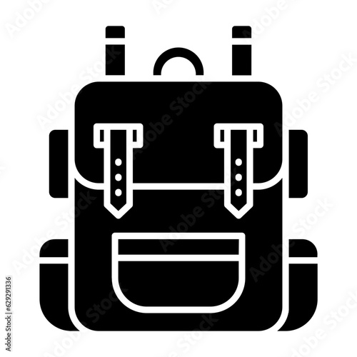 Bagpack Glyph Icon