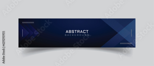 Linkedin banner design with abstract background