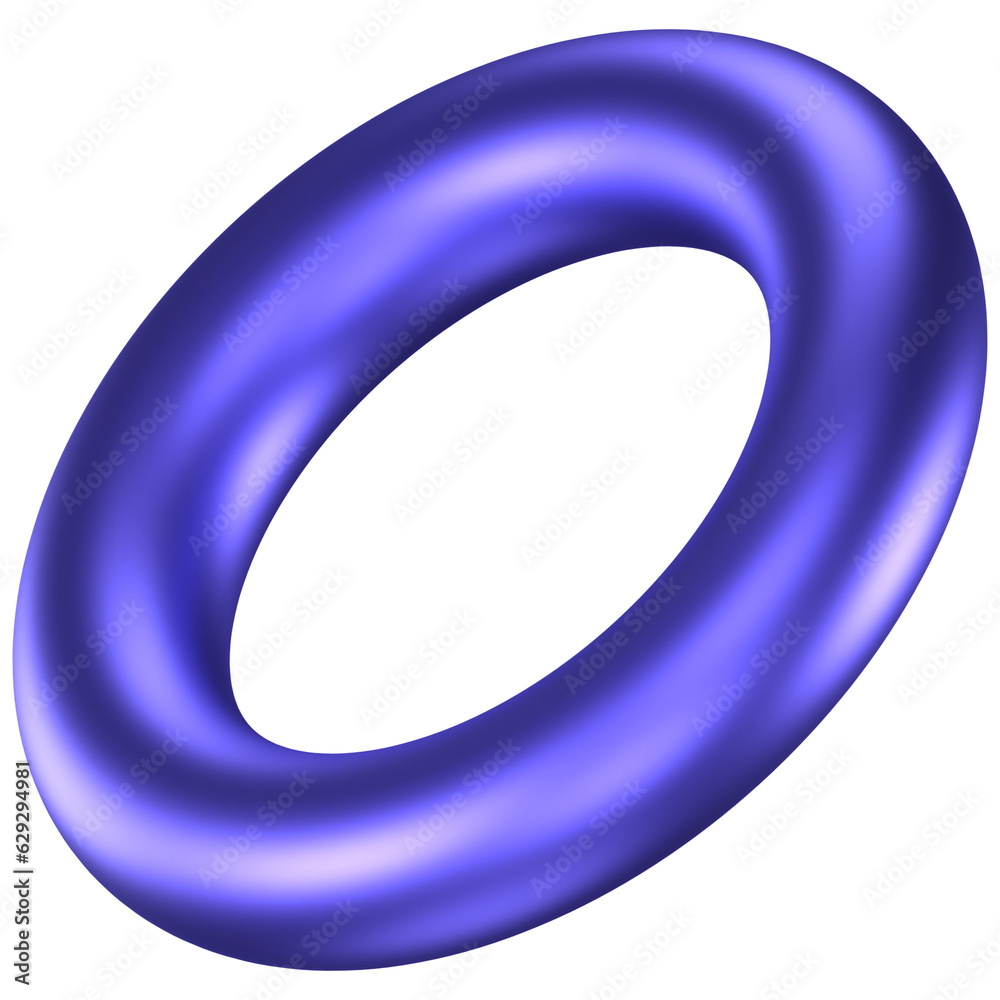 3D illustration of an abstract object 3D illustration of an abstract object