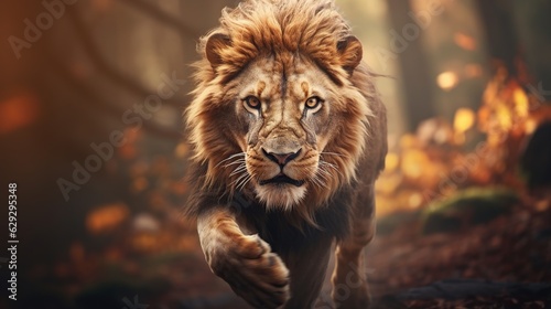 angry lion © vie_art