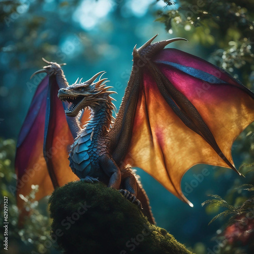 dragon on a branch 