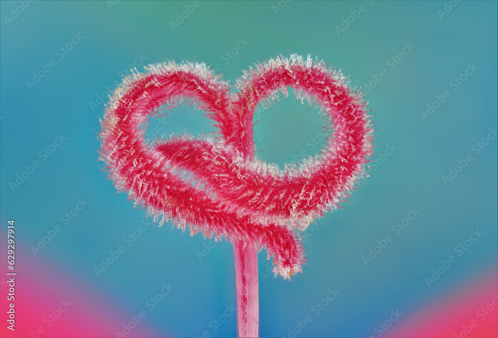 Fototapeta premium Stamen of a flower close up photography.