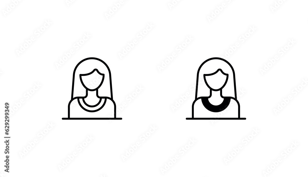 Receptionist icon design with white background stock illustration Receptionist icon design with white background stock illustration