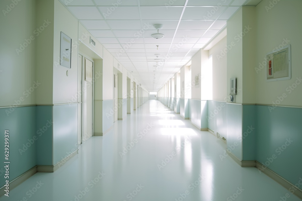 corridor in a hospital