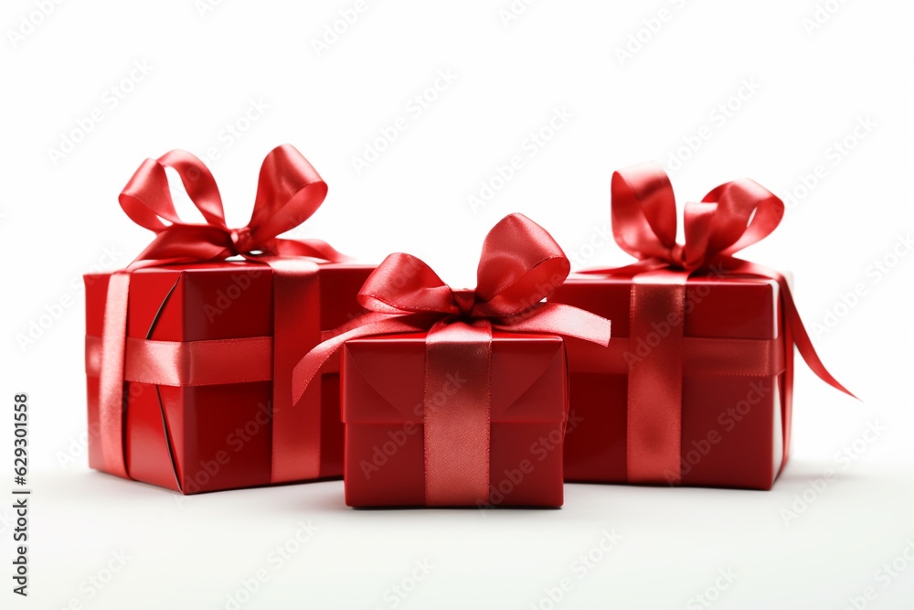 red gift box with ribbon red gift box with ribbon