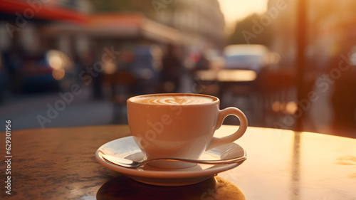 Coffee in a white cup, espresso, smoking coffee, close up shot of a cup of coffee, cafeine, outside, cafe in paris, parisian cafe, bar, table in the street, breakfast, french coffee, organic coffee