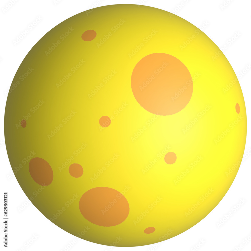 Illustration of cute 3d cartoon Halloween characters 