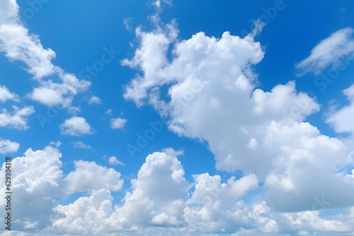 blue sky with clouds