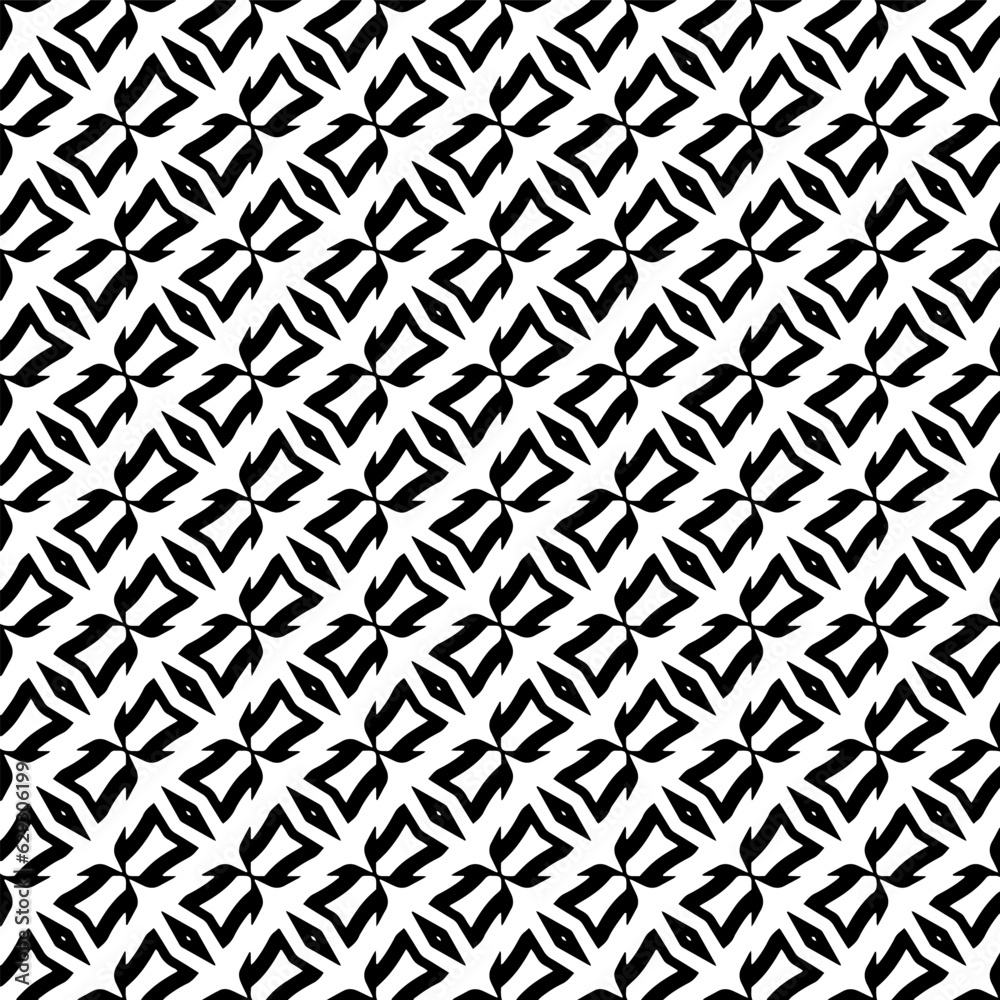 Black and white geometric seamless pattern with abstact shapes. Repeat pattern for fashion, textile design, on wall paper, wrapping paper, fabrics and home decor. Black and white geometric seamless pattern with abstact shapes. Repeat pattern for fashion, textile design, on wall paper, wrapping paper, fabrics and home decor.
