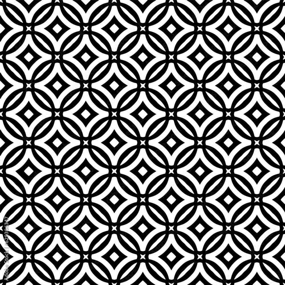 Black and white geometric seamless pattern with abstact shapes. Repeat pattern for fashion, textile design, on wall paper, wrapping paper, fabrics and home decor. Black and white geometric seamless pattern with abstact shapes. Repeat pattern for fashion, textile design, on wall paper, wrapping paper, fabrics and home decor.