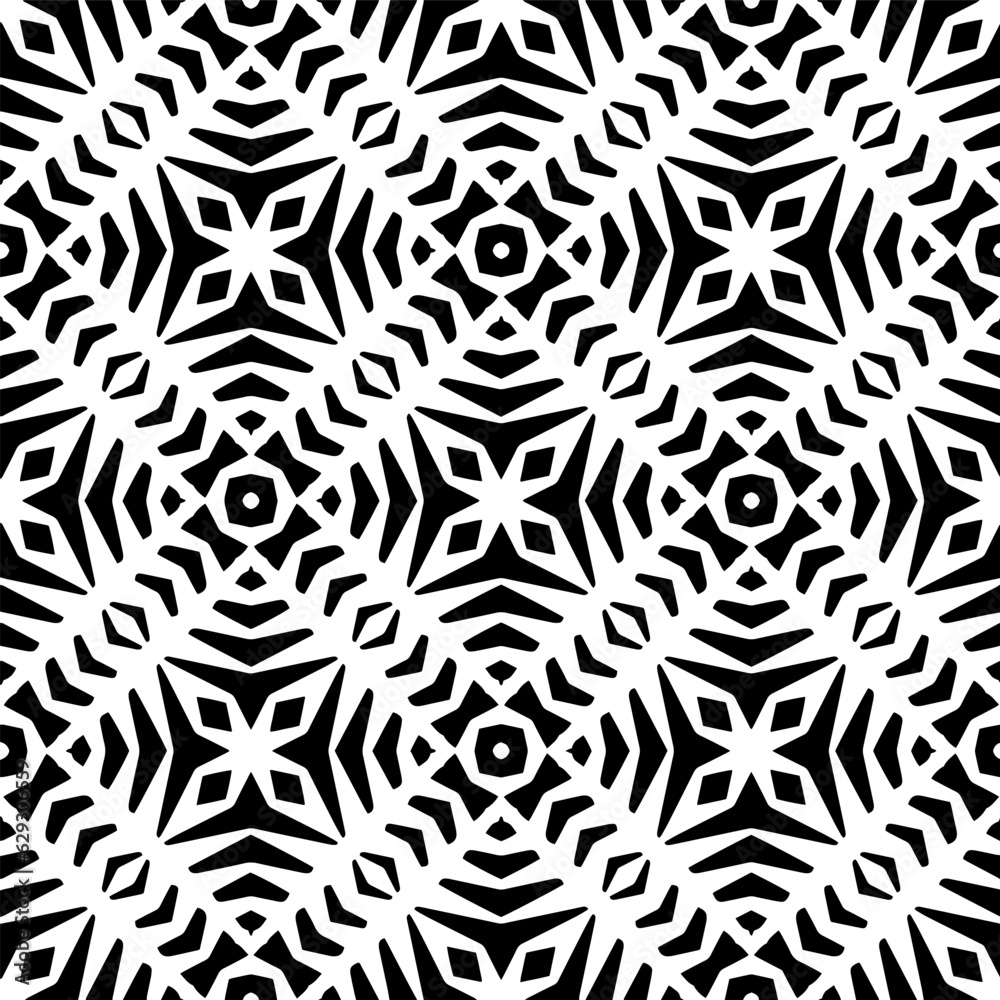 Black and white geometric seamless pattern with abstact shapes. Repeat pattern for fashion, textile design, on wall paper, wrapping paper, fabrics and home decor. Black and white geometric seamless pattern with abstact shapes. Repeat pattern for fashion, textile design, on wall paper, wrapping paper, fabrics and home decor.