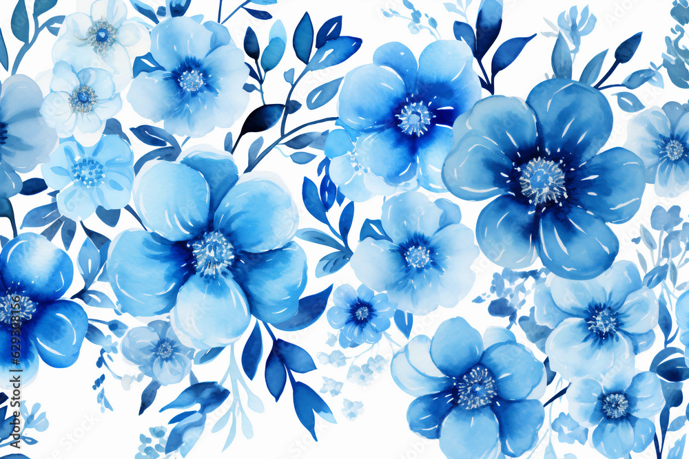 blue flowers background blue flowers background