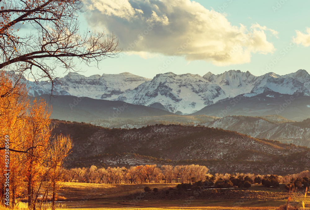 Fototapeta premium Late autumn in Colorado