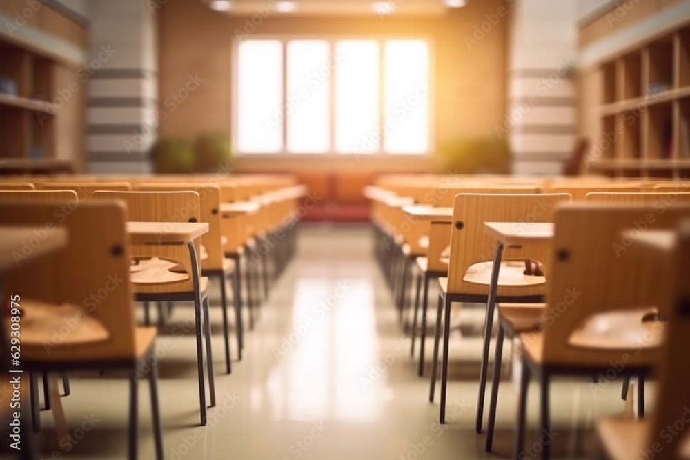 empty classroom