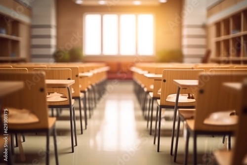 empty classroom