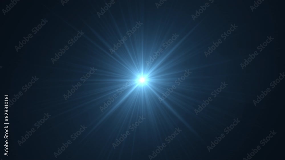  Blinking light effect, shiny flashing star. Seamless loop. 