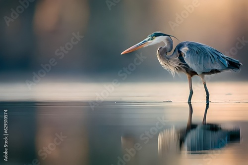 Tela great blue heron
