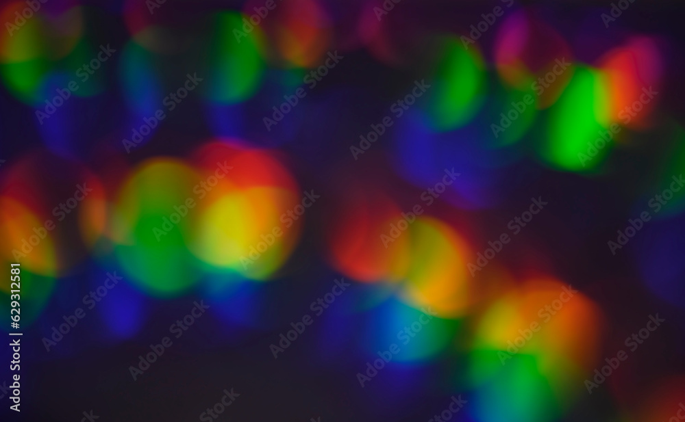 abstract dark RGB glowing bokeh green, blue, red blur rainbow gradient background. multicolored glowing texture abstract dark RGB glowing bokeh green, blue, red blur rainbow gradient background. multicolored glowing texture
