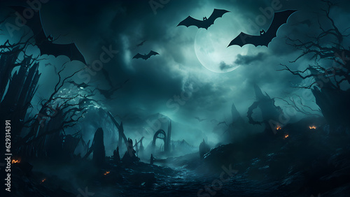 Eerie Haunted Night | High-Quality Images of Spooky and Mysterious Nighttime Scenes for Your Creative Projects