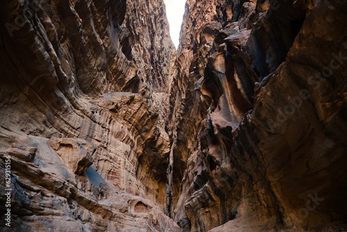 Fototapeta Naklejka Na Ścianę i Meble -  cañón de lawrence de arabia en Jordania