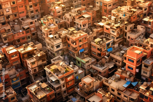 Fictional cityscapes like Central Asia, Africa and Southeast Asia. Downtown, bazaars, markets, traditional lifestyle. Fictional place. Made with Generative AI