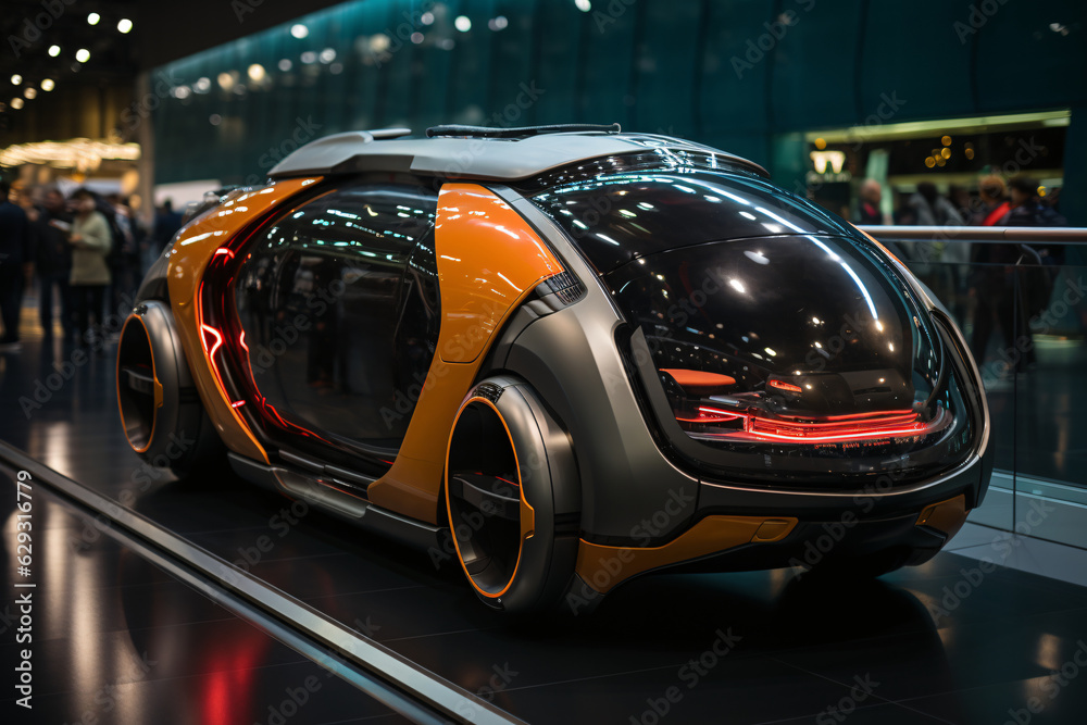 Futuristic transportation. Futuristic transportation.