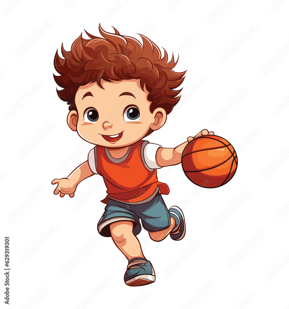 Cartoon character basketball player vector illustration
Cartoon character basketball player vector illustration