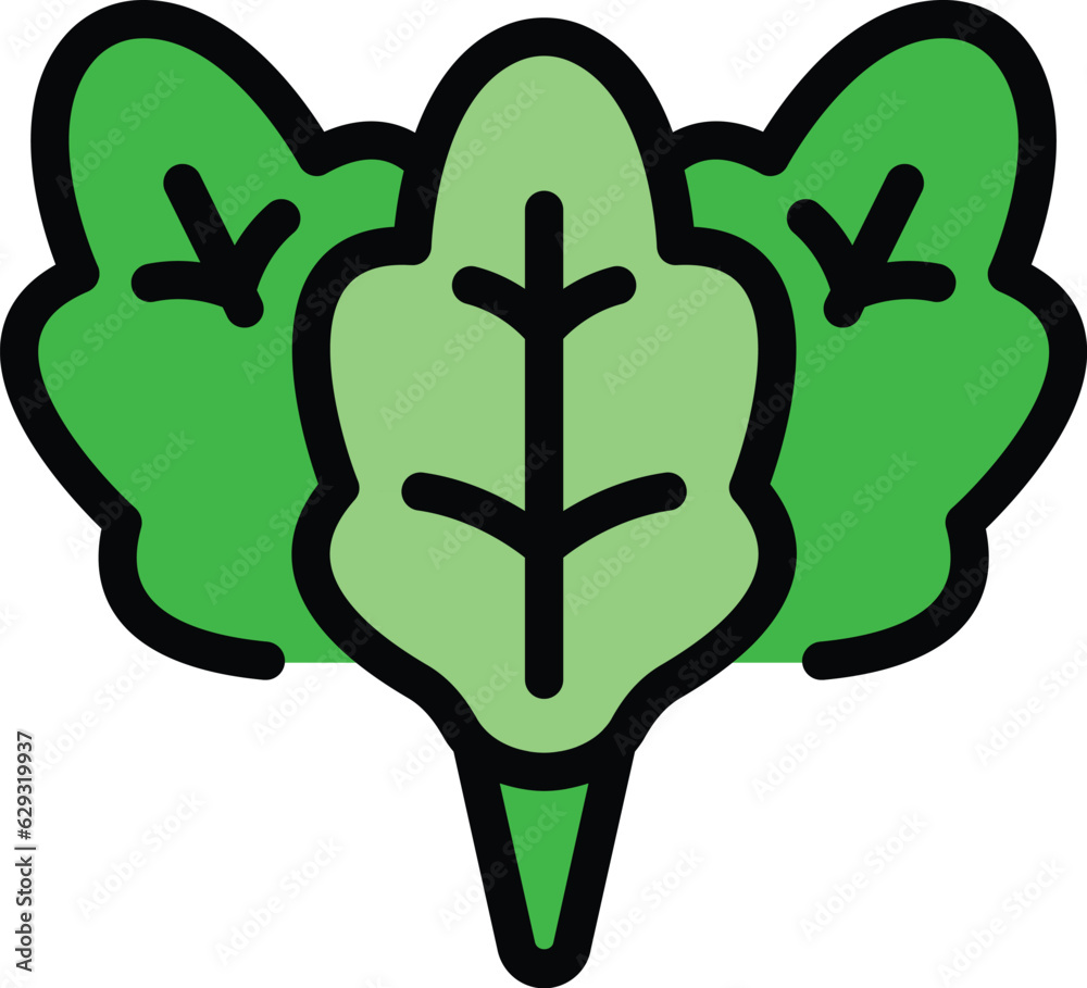 Eco free leaf icon outline vector. Vegan diet. Eat fruit color flat Eco free leaf icon outline vector. Vegan diet. Eat fruit color flat